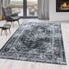 Waschbarer Teppich Federico rechteckig - 120x170 cm - Schwarz Bild 2