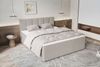 99rooms Boxspringbett Bergamo (Schlafzimmerbett, Bett), 140/160/180/200x200 cm, in Cordstoff AMBIENCE, mit Topper Bild 3