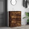 vidaXL Schuhschrank mit Klappen Räuchereiche cm, 108 x 42 x 80 cm Bild 3