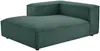 Vente-unique - RUZOLO Sofa SamtStoff Grün - B 169 cm x H 67 cm x L 420 cm Bild 3