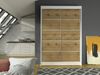 Kleiderschrank Lino IV, ohne Beleuchtung, Farbe: Weiß / Artisan Eiche Bild 2