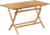 SunnySmart Teakholz-Klapptisch Perth natur Tisch 120x70 cm Balkontisch Bild 3