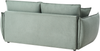 Sofa 3-Sitzer KUNES Stoff Hellgrün Bild 5