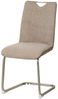 HTI-Living Freischwinger Schwingstuhl Taupe/Antikhellbraun 2er Set Emrys (Set, 2 St), Esszimmerstuhl Küchenstuhl Besucherstuhl Bild 2