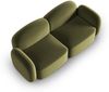 Micadoni Sofa Blair 2-Sitzer Samtstoff Hellgrün Bild 4