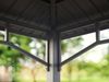 Gartenpavillon 4x4 m Stahldach Hardtop ohne Seitenteile, Pfosten 9x9 cm Bild 4