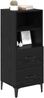 vidaXL Sideboard Schwarz Eichen-Optik 34 x 34,5 x 90 cm Holzwerkstoff 880954 Bild 3