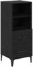 vidaXL Sideboard Schwarz Eichen-Optik 34 x 34,5 x 90 cm Holzwerkstoff 880954 Bild 2