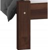 Home Collective Holzbett Einzelbett Massivholz Bett mit Massive Bettbeine & sicherem Lack, 210x102x72 cm, Walnuss Bild 2
