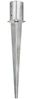 vidaXL Erdspieße 6 Stk. Silbern 10x76 cm Verzinkter Stahl 145432 Bild 2