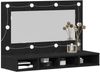 vidaXL Spiegelschrank mit Regal Schwarz Eichen-Optik 90 x 31,5 x 62 cm 862781 Bild 3