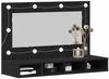 vidaXL Spiegelschrank mit Regal Schwarz Eichen-Optik 90 x 31,5 x 62 cm 862781 Bild 3