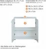trendteam Badezimmer 3 tlg Badmöbel Set Kombination Badschrank 115 x 182 x 31 cm Bild 5