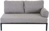 Anstell-Sofa MONDO Latea, Aluminium, Grau, 144 x 78 x 80 cm Bild 2