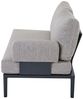 Anstell-Sofa MONDO Latea, Aluminium, Grau, 144 x 78 x 80 cm Bild 5