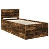 vidaXL Bettrahmen Geräucherte Eiche 75 x 190 cm Holzwerkstoff 3408631 Bild 4
