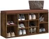 vidaXL Schuhbank Räuchereiche 103x30x48 cm Holzwerkstoff 342612 Bild 3