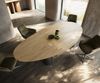 Esstisch Edge Oval 280x130 Keramik Laminam® Sabbia Eichefarbig Pilier Edelstahl Graphit Bild 4