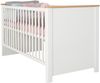 roba Kinderzimmerset 'Ava' 2-teilig - Bett 70 x 140 - Wickelkommode - Weiß / Artisan Eiche Bild 5