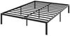 COSTWAY Bettgestell (1-tlg), Metallbett, Plattformbett, 140x200 cm, Kein Boxspring erforderlich Bild 2