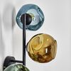 hofstein Wandleuchte Wandlampe aus Metall/Glas in Schwarz/Blau/Grün/Goldfarben, ohne Leuchtmittel, moderne Wandleuchte im Retro/Vintage-Design (Schirme 15 cm), E14 Bild 2