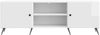 vidaXL TV-Schränk Hochglanz Weiß 150 x 31 x 50 cm Holzwerkstoff 895609 Bild 4