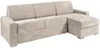 Vente-unique - CALITO Sofa SamtStoff Beige - B 223 cm152 cm x H 90 cm x L 298 cm Bild 2