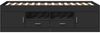 vidaXL Tagesbett mit Schubladen ohne Matratze Schwarz 100x200 cm 3280238 Bild 4