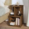 vidaXL Nachttisch Räuchereiche 35x35x55 cm Holzwerkstoff 815183 Bild 3