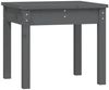 vidaXL Gartenbank Grau 50x44x45 cm Massivholz Kiefer 823992 Bild 2