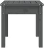 vidaXL Gartenbank Grau 50x44x45 cm Massivholz Kiefer 823992 Bild 5