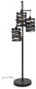 KAWOLA Stehleuchte ALMAS Stehlampe 3-flammig Metall schwarz 150 x 29 x 37 cm Bild 3