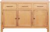 vidaXL Sideboard Braun 112 x 33,5 x 70 cm Massivholz Eiche 247598 Bild 3