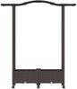 vidaXL Hochbeet mit Rankgitter und Dach Braun 124 x 40 x 129 cm PP 3423009 Bild 4