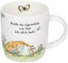 KÖNITZ Becher - Weisst du eigentlich wie lieb ich die habe - 400 ml aus Porzellan Bild 3
