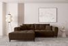 99rooms Massimo Ecksofa Cordstoff POSO Braun mit Schlaffunktion Links Bild 5
