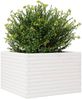 vidaXL Pflanzkübel Weiß 70x70x45,5 cm Massivholz Kiefer 847254 Bild 4