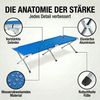 Goods+Gadgets Feldbett Faltbares Army-Bett (Campingbett, Klappbett) Gästebett aus Aluminium Bild 4