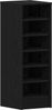 vidaXL Schuhschrank Schwarz Eichen-Optik 32 x 35 x 90 cm Holzwerkstoff 862688 Bild 2