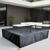 Melko Gartenmöbel-Schutzhülle Gartenmöbel Schutzhülle Abdeckplane 240x240x52 CM Lounge Abdeckung (Stück), 100% Polyethylengewebe Bild 5