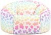 Icon Leopard Sitzsack Kinder, Webstoff, Sitzsack mit Füllung, Bequemer Kinder Sessel, Kuschelsessel, Lese Sessel, Schlafzimmer, Kinderzimmer, Wohnzimmer Bild 4