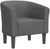 vidaXL Clubsessel Dunkelgrau Stoff 356430 Bild 2