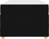 vidaXL Bettrahmen mit Matratze Schwarz 90 x 200 cm Stoff 3399330 Bild 5