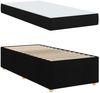 vidaXL Bettrahmen mit Matratze Schwarz 90 x 200 cm Stoff 3399330 Bild 4