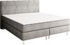 Inter Boxspringbett T1, Webstoff, Anthrazit, 180x200 cm Bild 1