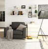 Home Collective Kommode 60 cm breit Holz Highboard Sideboard für Flur Schlafzimmer Wohnzimmer (Kommode Schlafzimmer Kommode mit Schubladen Holz Schrank), Kinderzimmer Organizer, 77 cm hoch mit 3 Schubladen weiß Hochglanz Bild 3