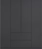 rauch Drehtürenschrank Kleiderschrank Schrank Garderobe Garderobenschrank MAINZ grifflose Front, Außentüren mit Push-to-Open Funktion MADE IN GERMANY Bild 3