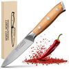 Moritz & Moritz Gemüsemesser, scharfe Klinge, ergonomischer Griff, 9 cm Klinge Bild 2