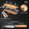 Moritz & Moritz Gemüsemesser, scharfe Klinge, ergonomischer Griff, 9 cm Klinge Bild 3