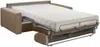 Schlafsofa 4-Sitzer Samt CALITO - Beige - Liegefläche: 160 cm - Matratzenhöhe: 18 cm Bild 2
